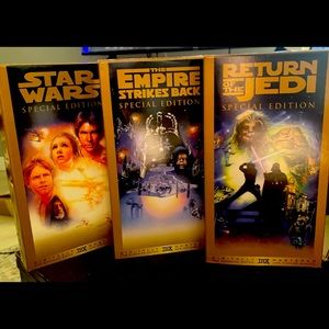 Star Wars Trilogy BOX SET (VHS, 1997, Gold Special Edition)